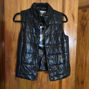 Black Converse Puffy Vest